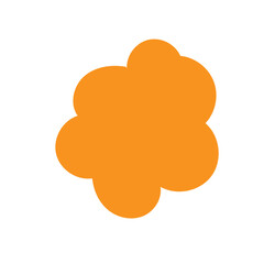 doodle of flat mini flowers