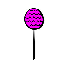 doodle of sweet candy