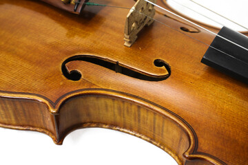 Obraz na płótnie Canvas Close-up of a Violin