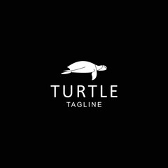 Turtle logo design icon tamplate