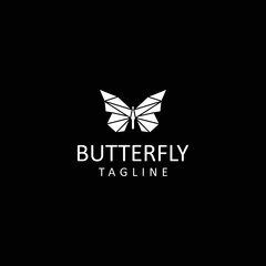 Butterfly logo design icon tamplate