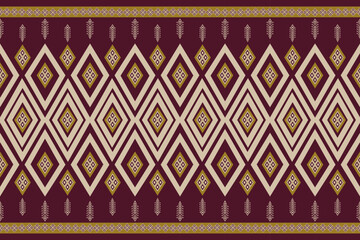 Ikat pattern . Geometric chevron abstract illustration, wallpaper. Tribal ethnic vector texture. Aztec style. Folk embroidery. Indian, Scandinavian, African rug.design for carpet,sarong and batik.

 