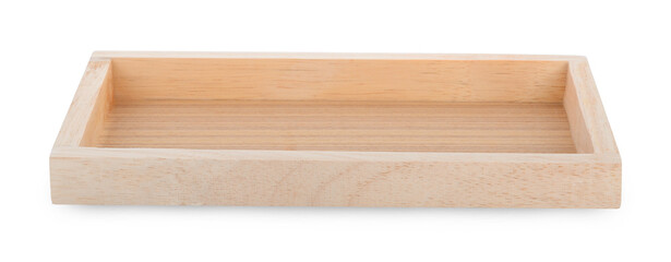 wood plate isolated on white background.