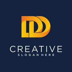 DD Letter Logo Design Template
