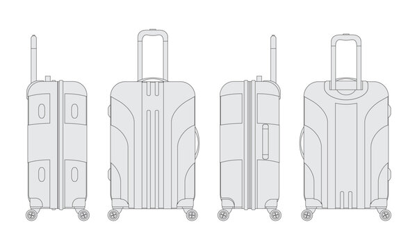suitcase vector