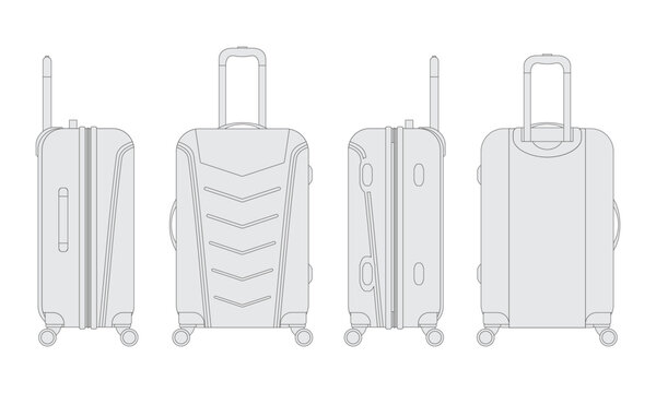 suitcase vector