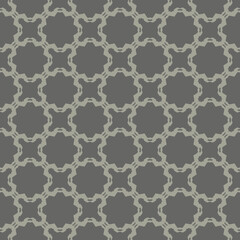 pattern design with abstract ornament motif