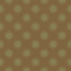 pattern design with abstract ornament motif