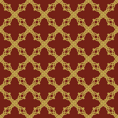 pattern design with abstract ornament motif