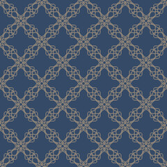 pattern design with abstract ornament motif