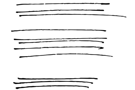 Striche, Linien handgezeichnete &Uuml;berlagerung
