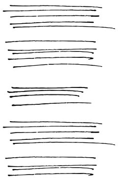 Striche, Linien handgezeichnet, Overlay