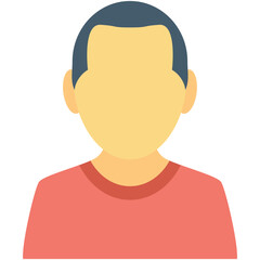 Young Boy Colored Vector Icon