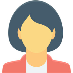 Secretary Colored Vector Icon