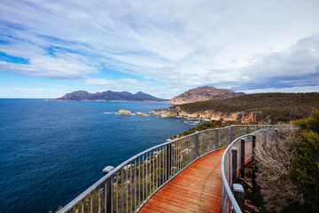 Cape Tourville in Freycinet Tasmania Australia