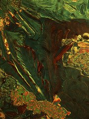 Fototapeta premium Chemical substance Aluminumchlorid made by a microscope in polarized light