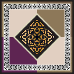 Fashionable pattern design for the scarf