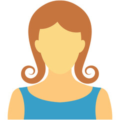 Blond Vector Icon