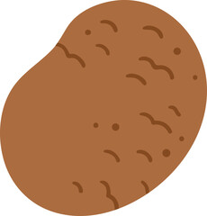 Potato vegetable icon. Vector illustration