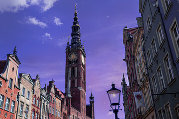 old town in Gdańsk in Poland