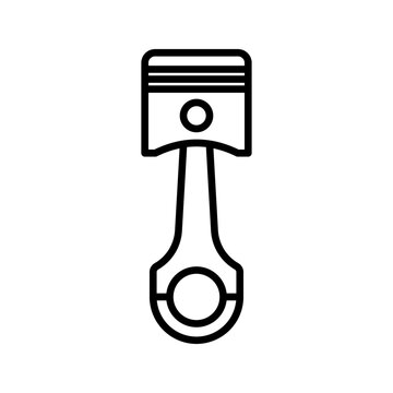 recommend clip art: Piston icon. engine piston sign. vector illustration