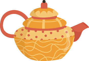 Teapot Kitchen icon. Vector illustration