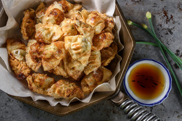 Fried home made dumplings