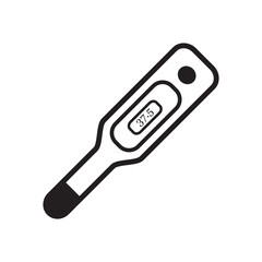Thermometer Medical Icon Vector Illustration