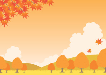 秋_紅葉_背景_横_6