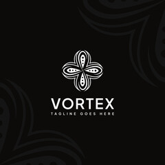 Vortex logo vector template EPS 10