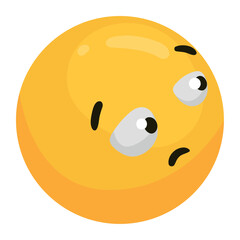 emoji Thoughtful 3d style