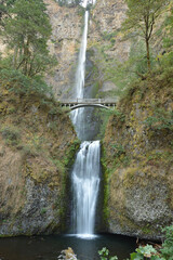 Multnomah Falls in the Columbia River Gorge near Portland, Oregon