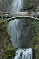 Multnomah Falls in the Columbia River Gorge near Portland, Oregon