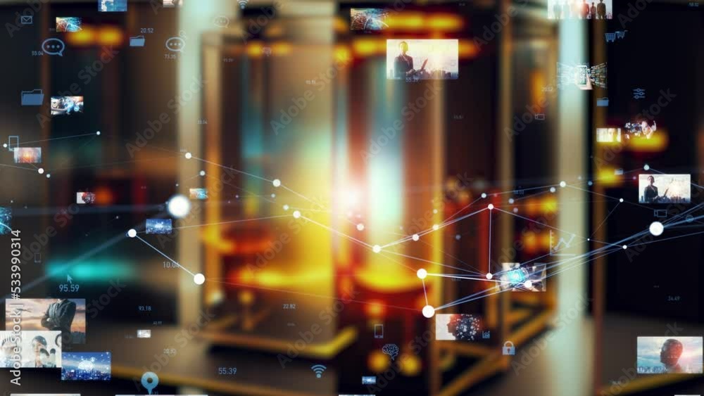 Aufkleber Image generation AI. Image analysis. artificial intelligence.