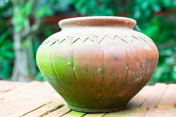 ancient clay jar