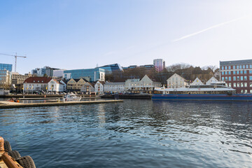 Obraz premium The center of Stavanger, a city in Norway, Scandinavia, Europe