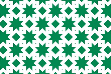 Geometric pattern in the colors of the national flag of Nigeria. The colors of Nigeria. - obrazy, fototapety, plakaty