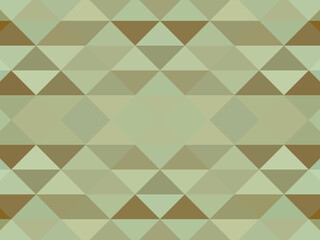 Multicolored background. A mosaic of small triangles. Pixel texture, pattern.