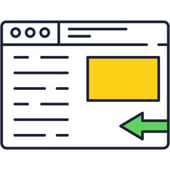 Website programming language web code develop icon