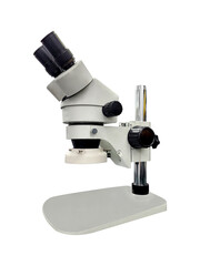 microscope isolated on white