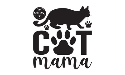 best-cat-dad-ever, Modern brush lettering, Cute slogan about cat, Phrase for wall decor, Cat svg design, postcard, Vector isolated illustration, cat svg