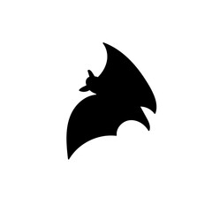 flying bat silhouette