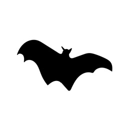 flying bat silhouette