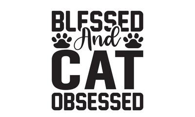best-cat-dad-ever, Modern brush lettering, Cute slogan about cat, Phrase for wall decor, Cat svg design, postcard, Vector isolated illustration, cat svg