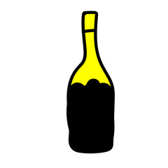beer bottle illustration