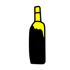beer bottle illustration