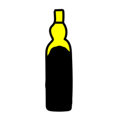 beer bottle illustration