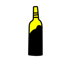 beer bottle illustration