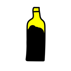 beer bottle illustration