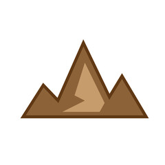 mountain geometric shape
